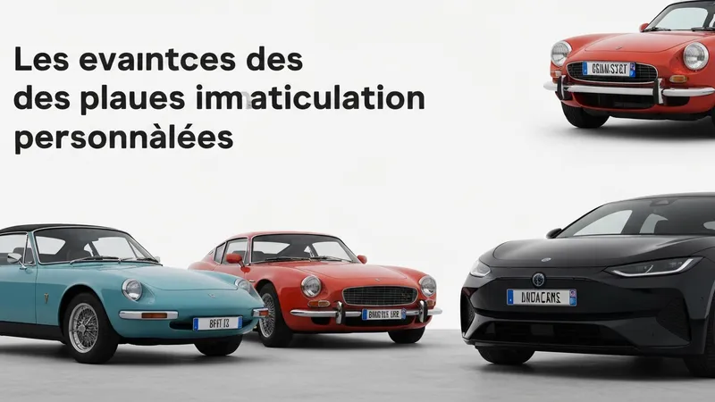 Les avantages des plaques immatriculation personnalisées
